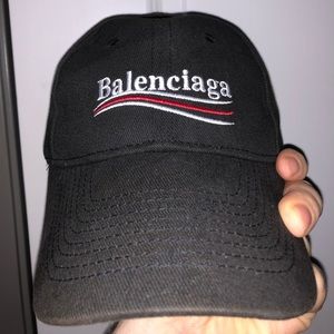 Balenciaga Campaign logo adjustable hat